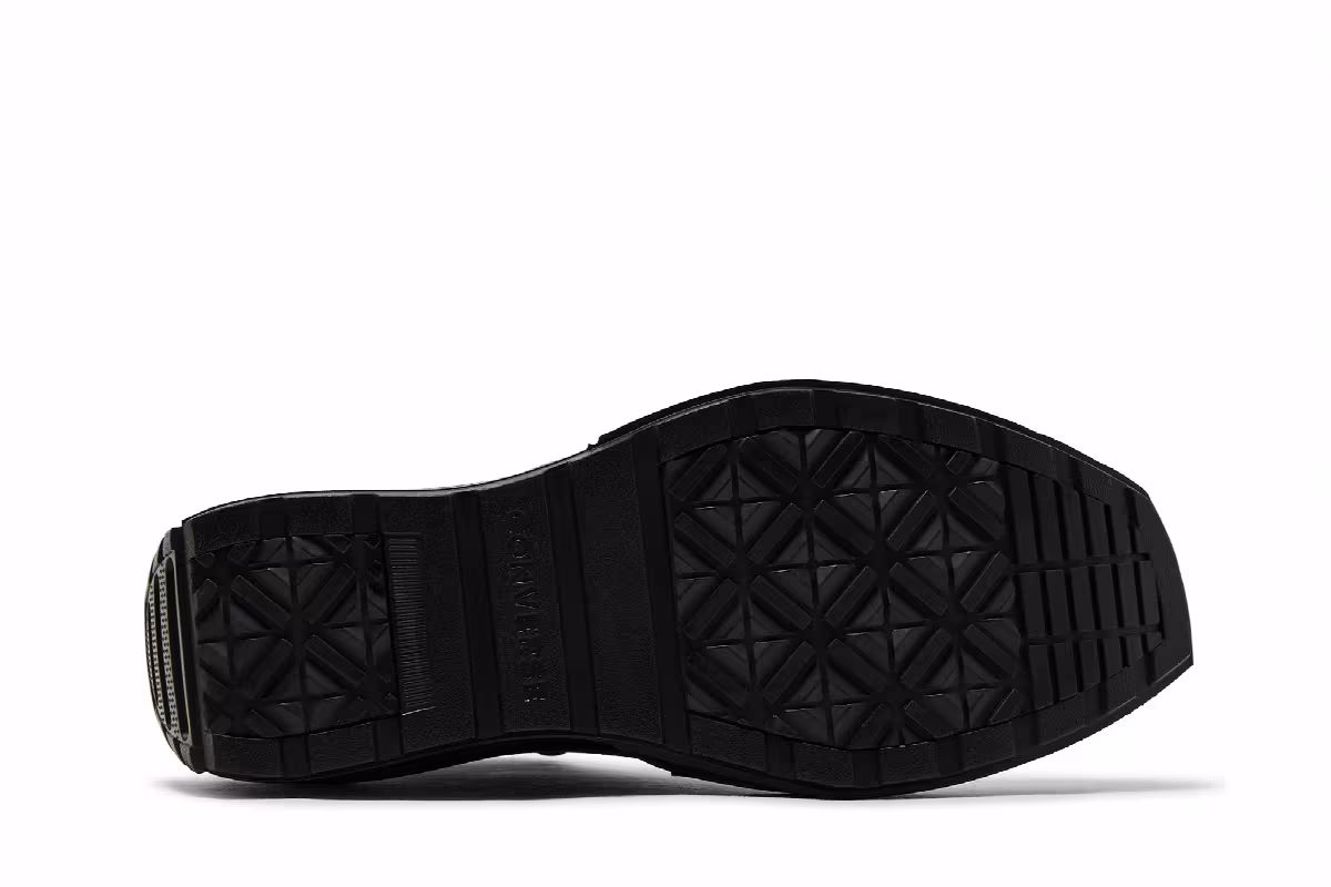Martine Ali x Converse Women's Chuck 70 De Luxe Wedge Triple Black, view 5