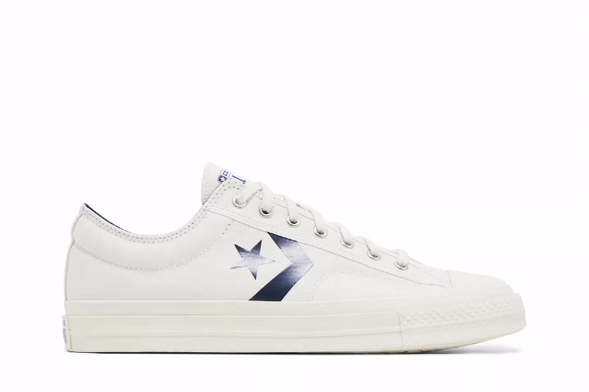 Converse Star Player 76 Low Vintage White Navy, view 2