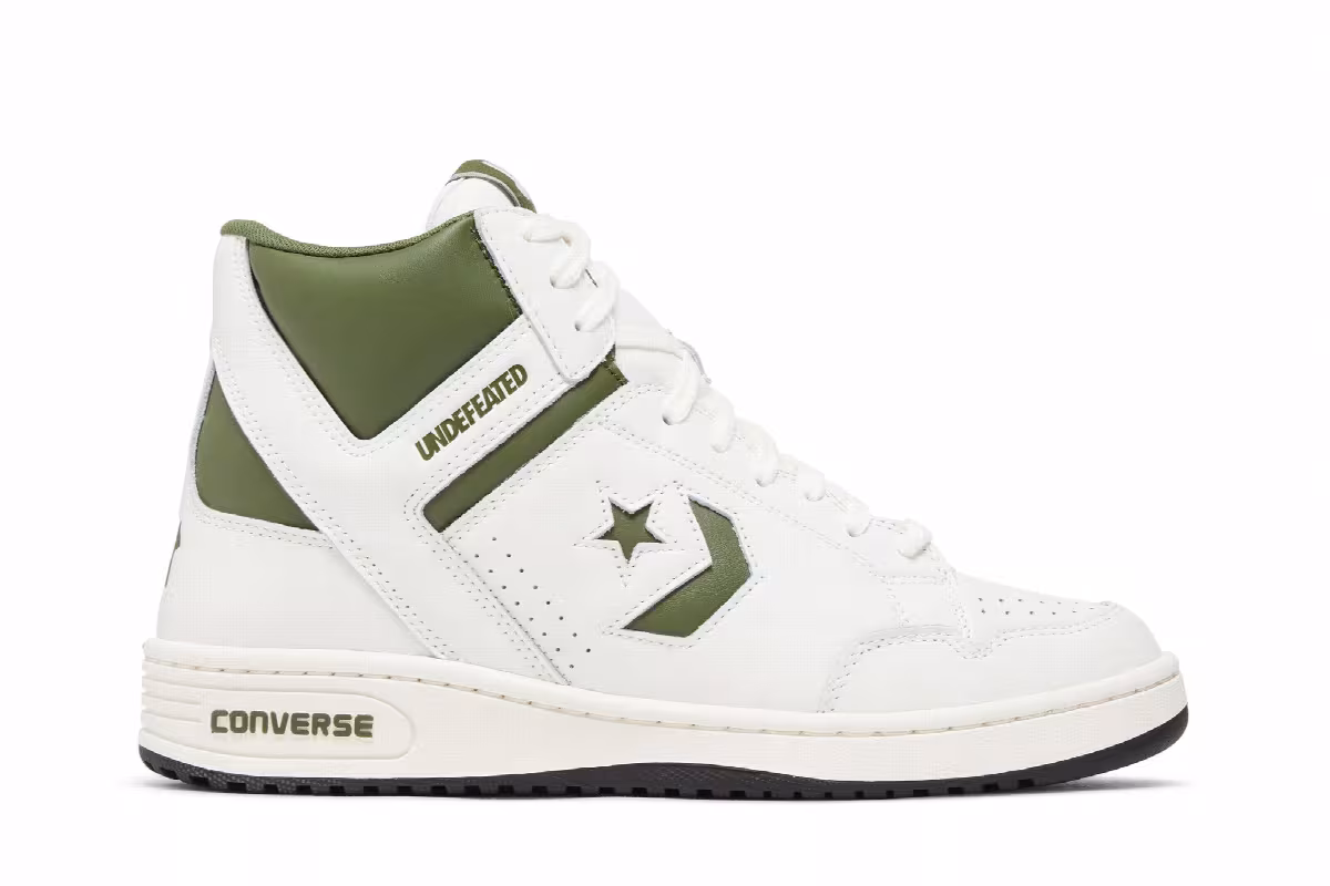 Undefeated x Converse Weapon High Chive, view 2