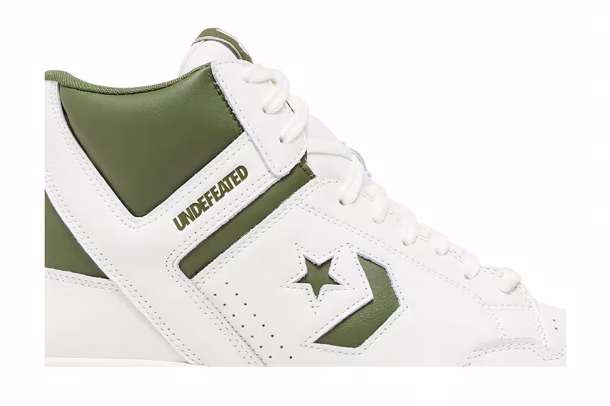 Undefeated x Converse Weapon High Chive, view 3