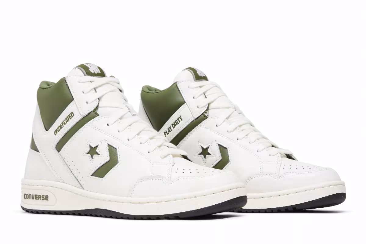 Undefeated x Converse Weapon High Chive, view 9