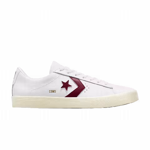 Converse Pro Leather Vulc Pro 'White Deep Bordeaux'