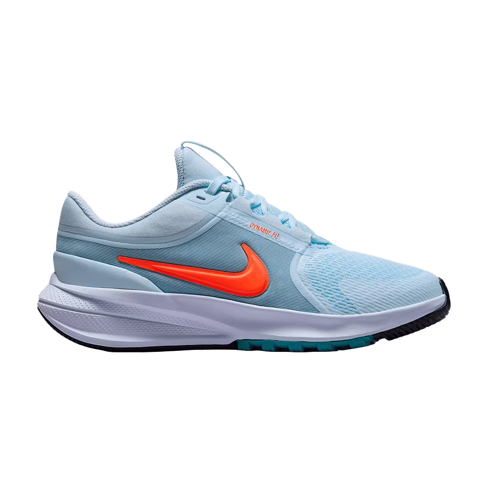 Nike Star Runner 5 GS Glacier Blue Energy Black Total Orange