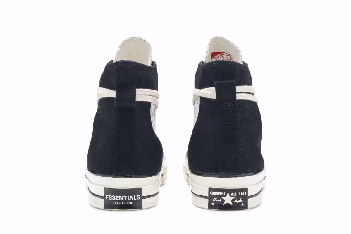 Fear of God Essentials x Converse Chuck 70 High Black, view 7