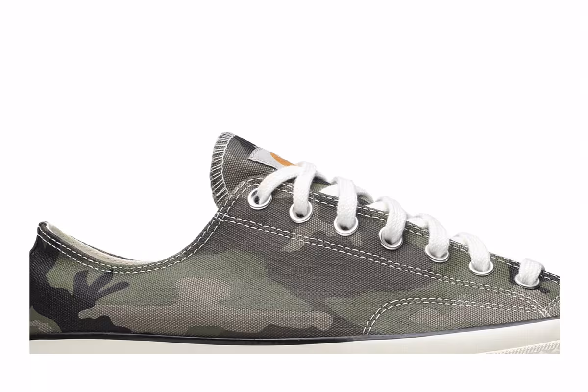 Carhartt WIP x Converse Chuck 70 Low Green Camo, view 3