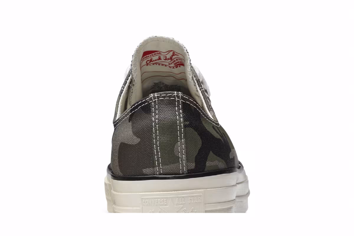 Carhartt WIP x Converse Chuck 70 Low Green Camo, view 8