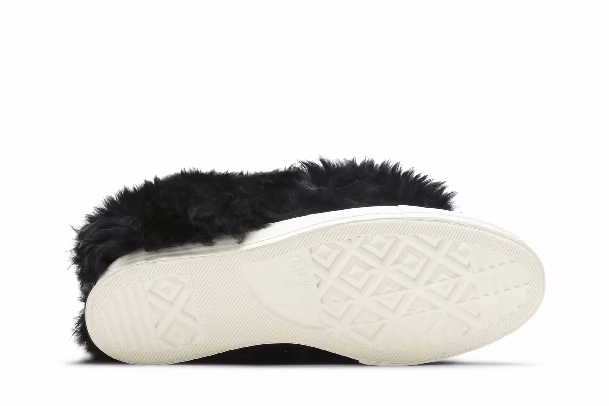AMBUSH x Converse Chuck 70 High Fuzzy - Black Egret, view 5