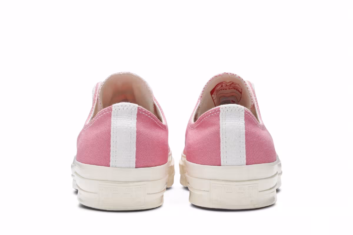 Comme des Garçons PLAY x Converse Chuck 70 Low Bright Pink, view 7