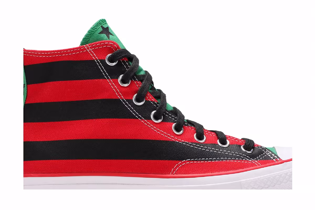 Denim Tears x Converse Chuck 70 High Pan-African Flag, view 3