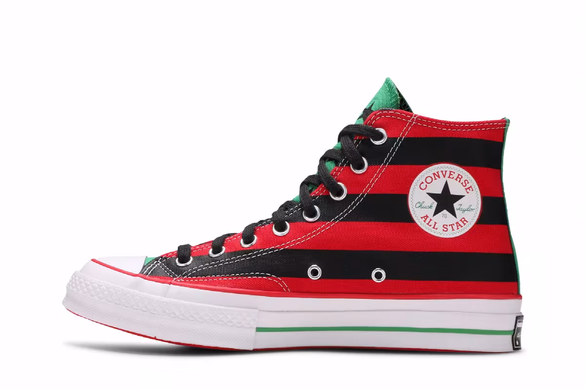 Denim Tears x Converse Chuck 70 High Pan-African Flag, view 4