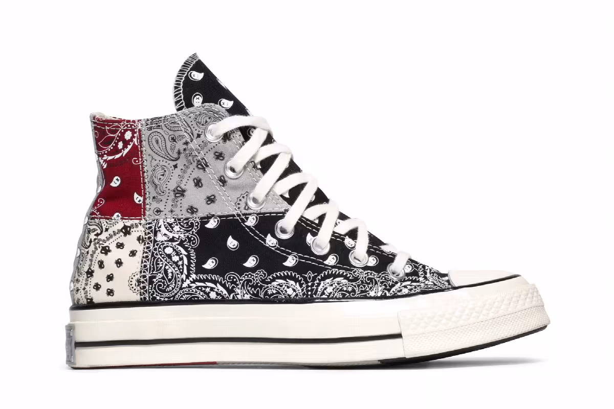 Offspring x Converse Chuck 70 High Paisley Patchwork, view 2