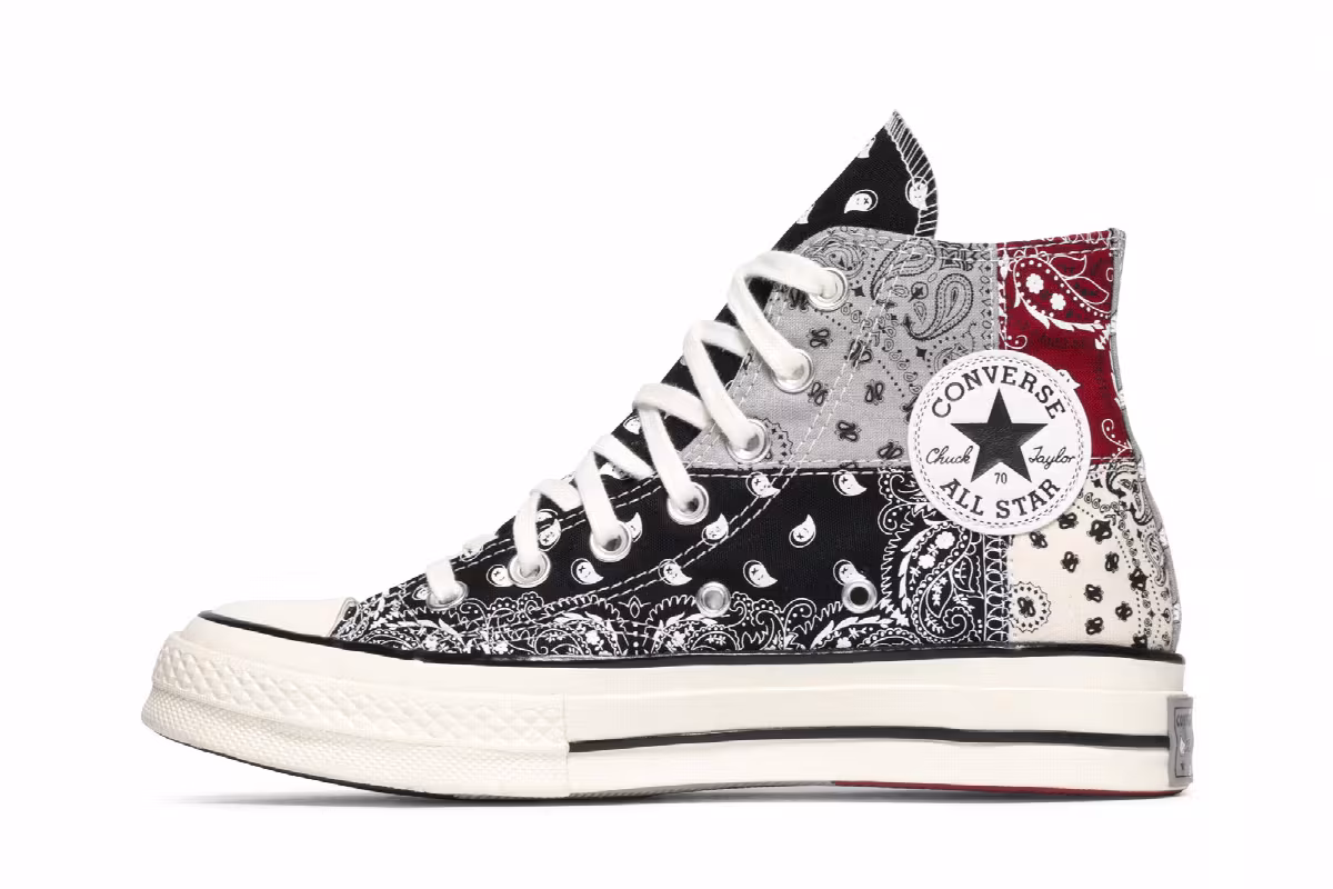 Offspring x Converse Chuck 70 High Paisley Patchwork, view 4