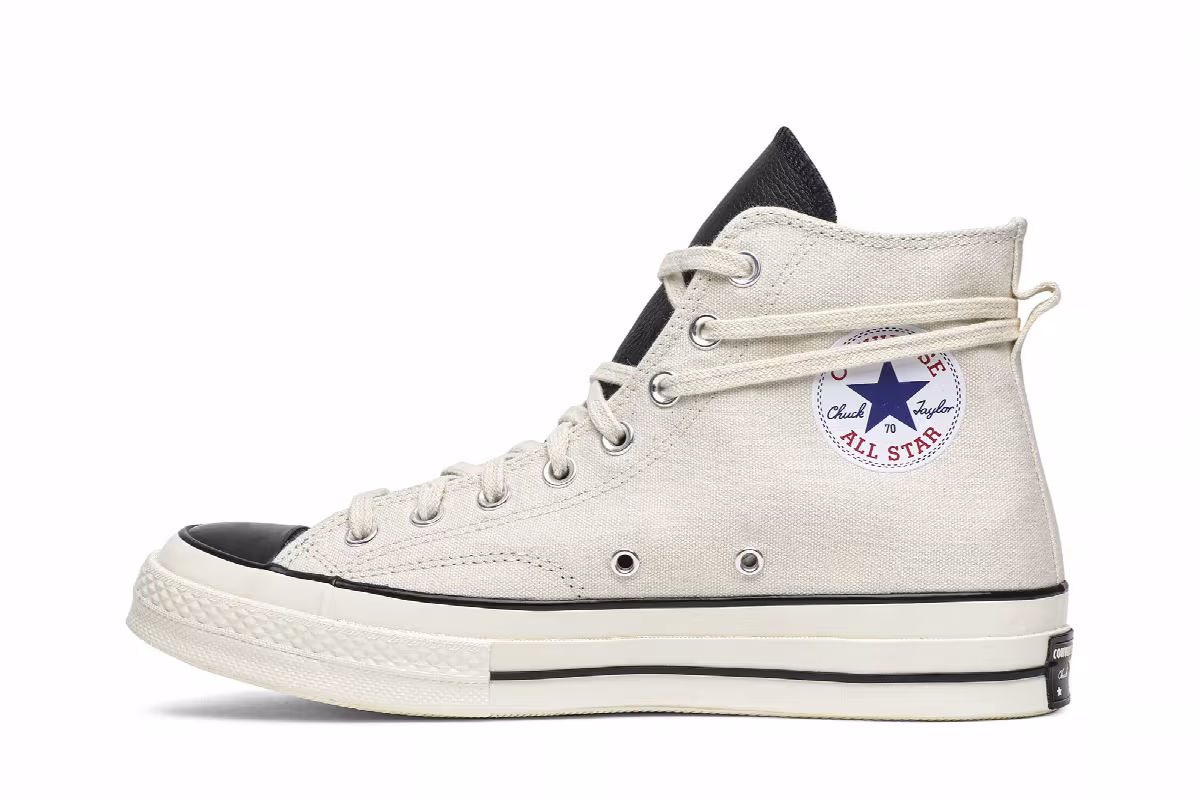 Fear of God x Converse Chuck 70 High Natural Ivory, view 4
