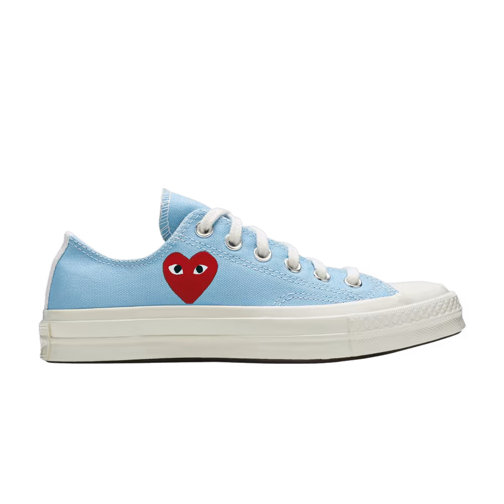 Comme des Garçons PLAY x Converse Chuck 70 Low Bright Blue
