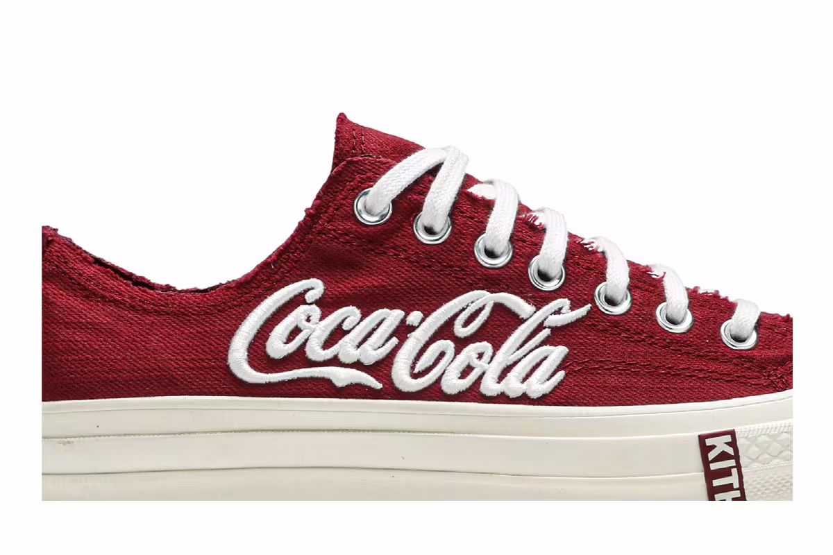 Kith x Coca-Cola x Converse Chuck 70 Low Red, view 3