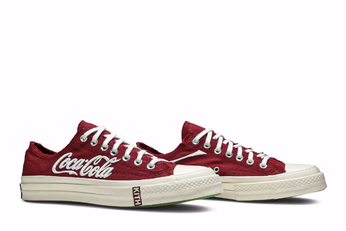Kith x Coca-Cola x Converse Chuck 70 Low Red, view 9