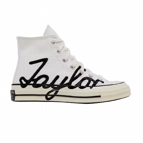 Converse Chuck 70 High 'Scripted Signature Print - White Egret'