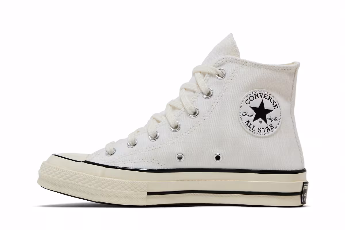 Converse Chuck 70 High Scripted Signature Print - White Egret, view 4