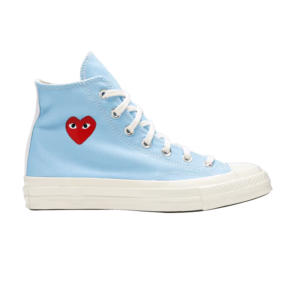 Comme des Garçons PLAY x Converse Chuck 70 High Bright Blue