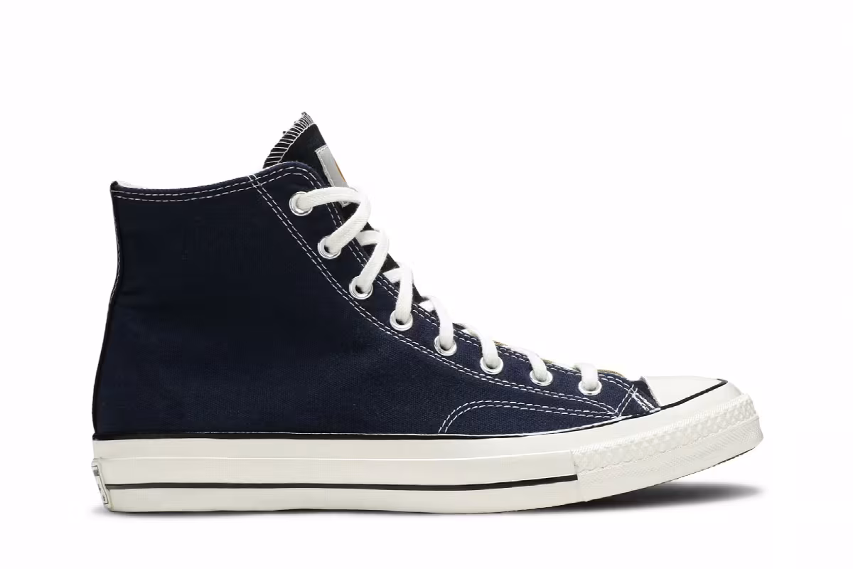 Carhartt WIP x Converse Renew Chuck 70 High Navy Brown, view 2