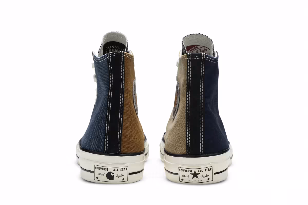 Carhartt WIP x Converse Renew Chuck 70 High Navy Brown, view 7