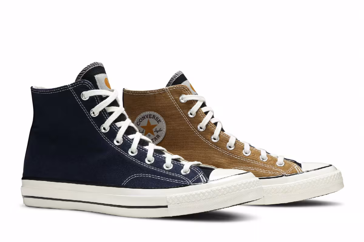 Carhartt WIP x Converse Renew Chuck 70 High Navy Brown, view 9