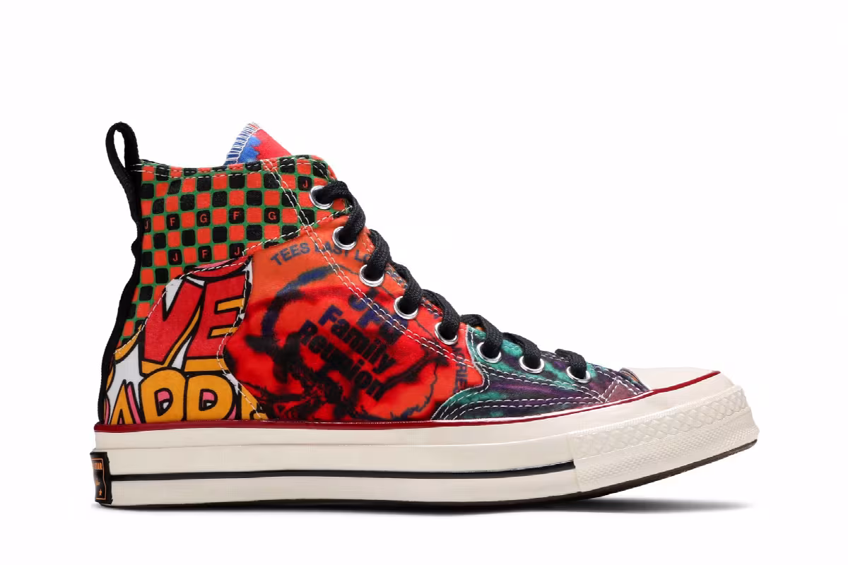 Joe Freshgoods x Converse Chuck 70 High JFG Graphic Tee Collage, view 2
