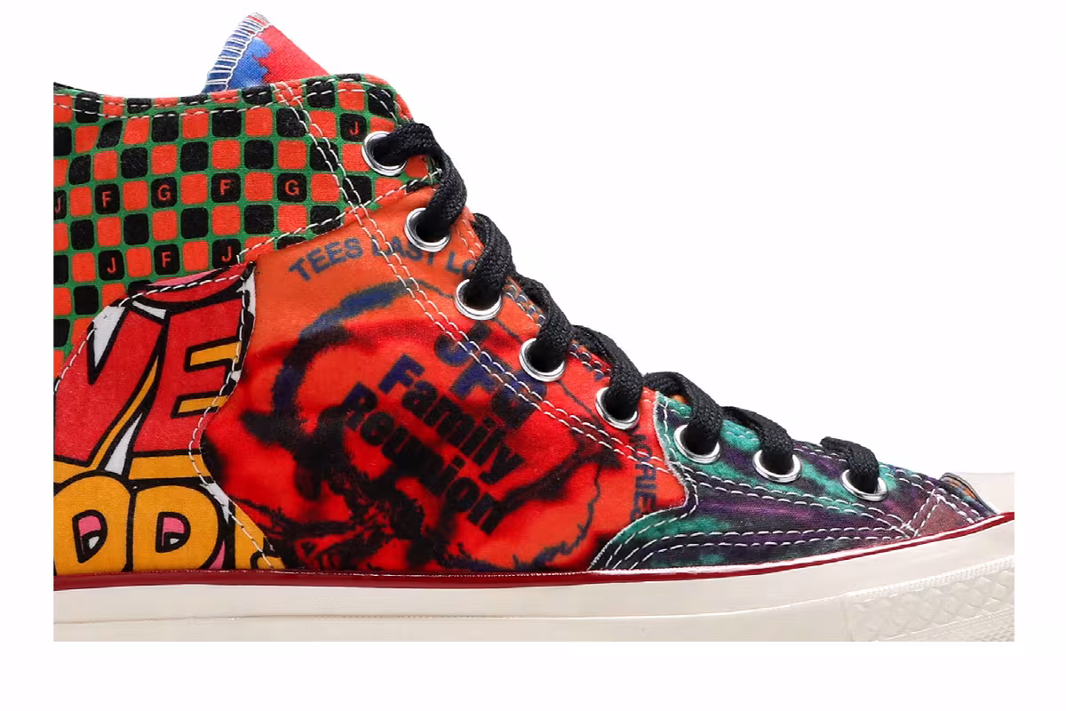 Joe Freshgoods x Converse Chuck 70 High JFG Graphic Tee Collage, view 3