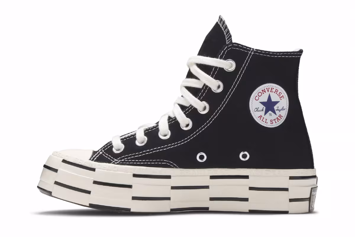 Brain Dead x Converse Chuck 70 High Black, view 4