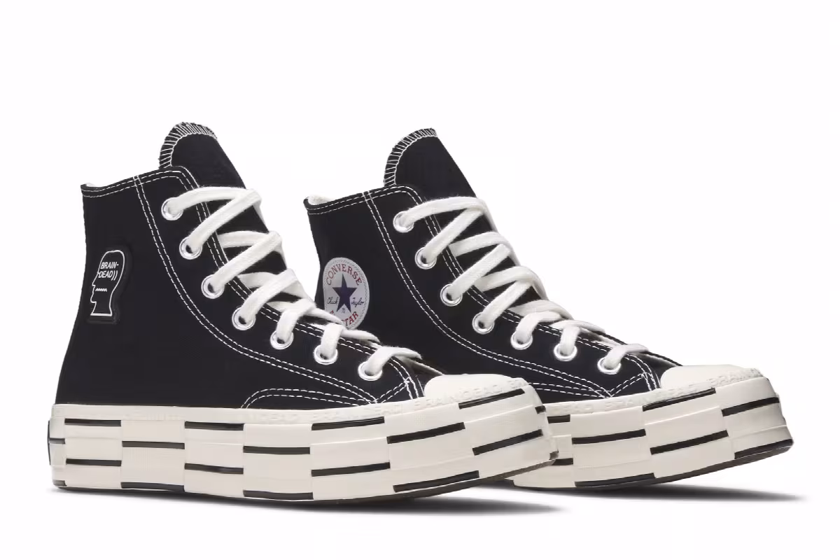 Brain Dead x Converse Chuck 70 High Black, view 9
