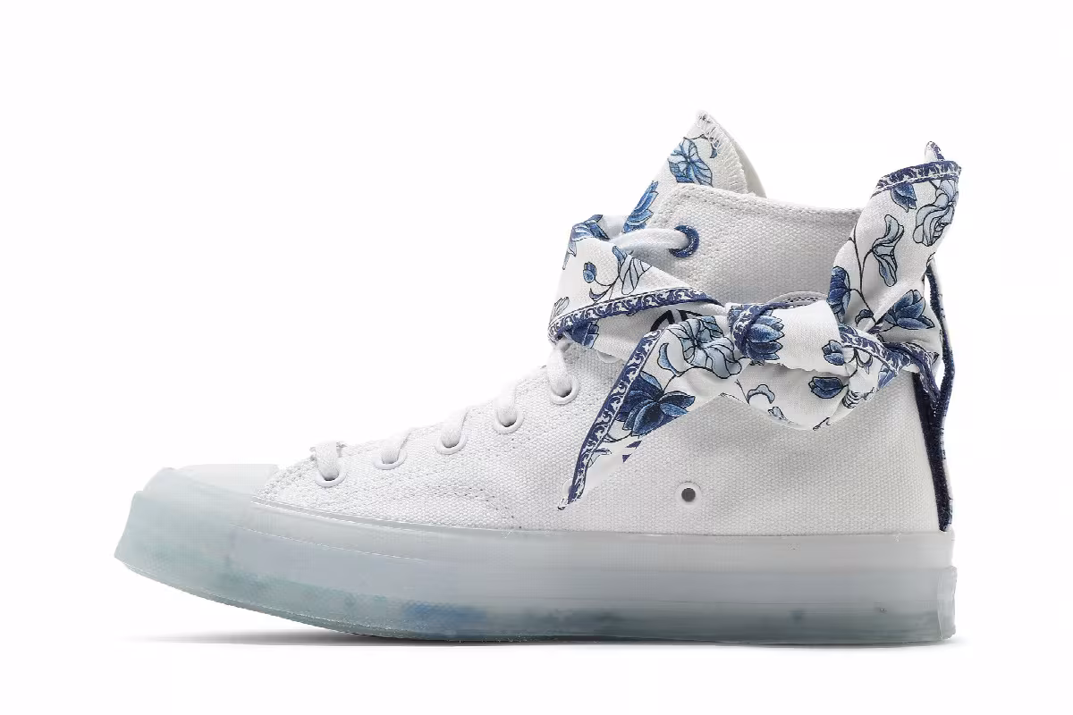 Lay Zhang x Converse Chuck 70 High Blue White Porcelain, view 4