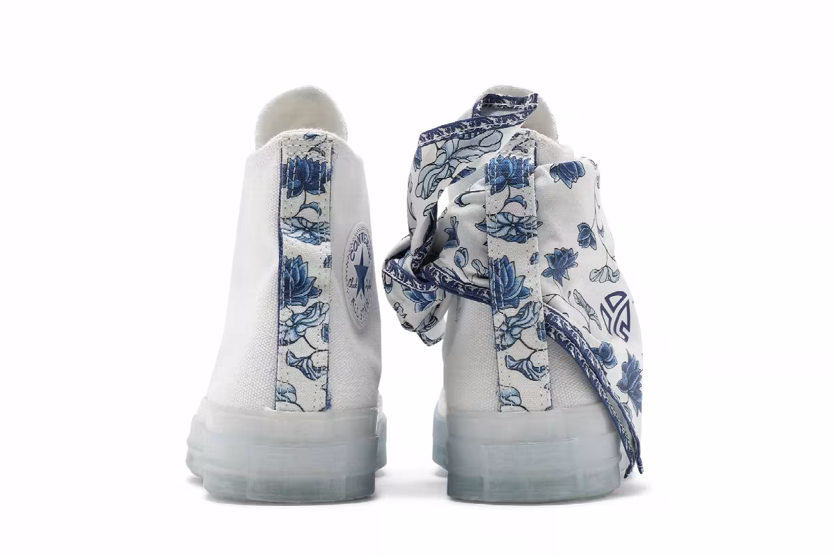 Lay Zhang x Converse Chuck 70 High Blue White Porcelain, view 7
