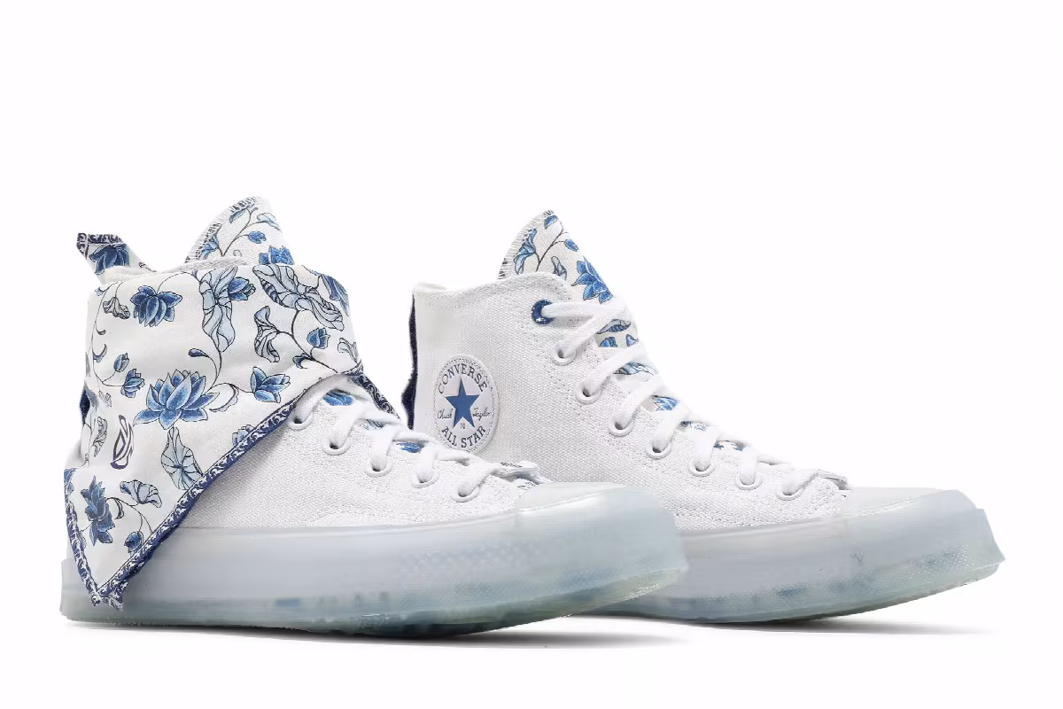 Lay Zhang x Converse Chuck 70 High Blue White Porcelain, view 9