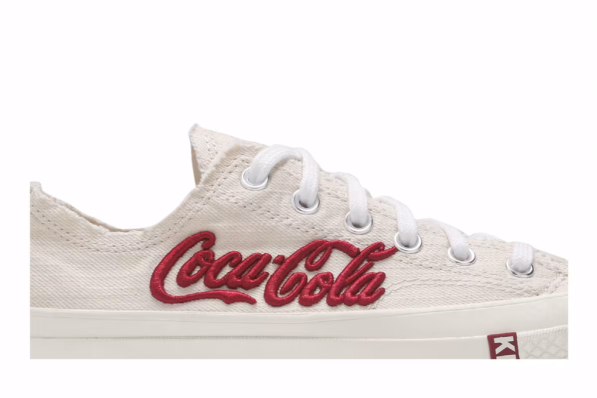 Kith x Coca-Cola x Converse Chuck 70 Low Parchment, view 3