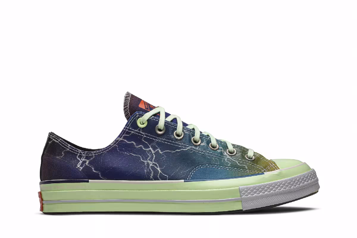 Pigalle x Converse Chuck 70 Low Lightning Storm, view 2