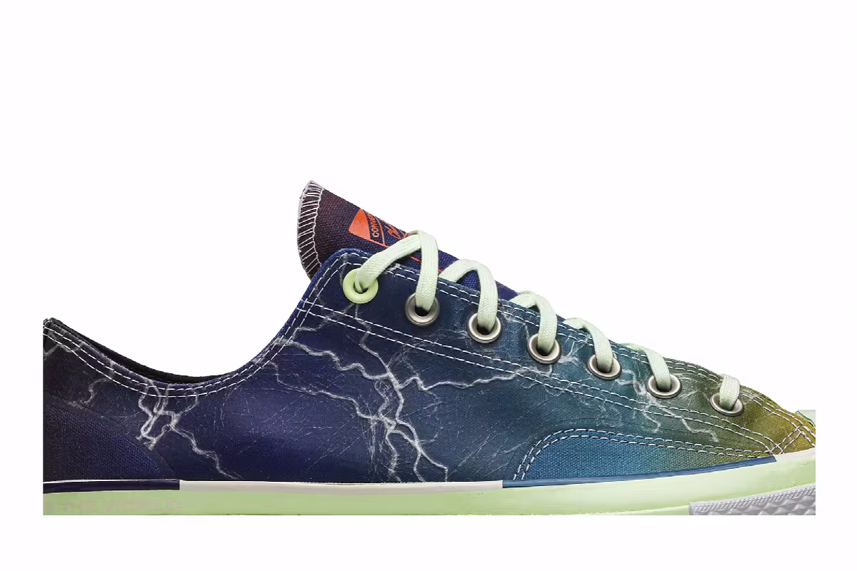 Pigalle x Converse Chuck 70 Low Lightning Storm, view 3