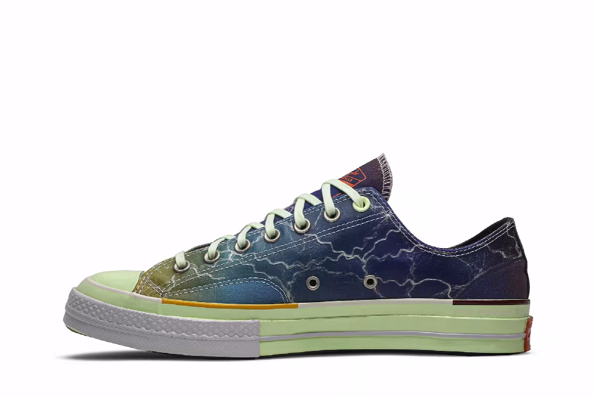 Pigalle x Converse Chuck 70 Low Lightning Storm, view 4