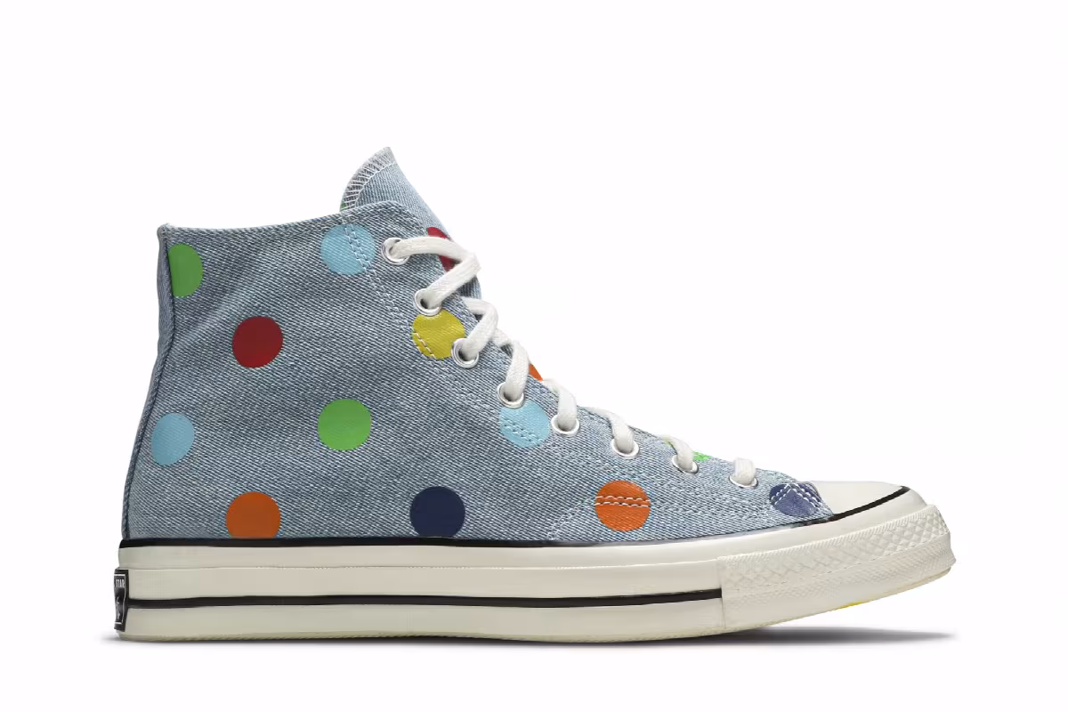 Tyler the Creator x Converse Chuck 70 High Polka Dots, view 2