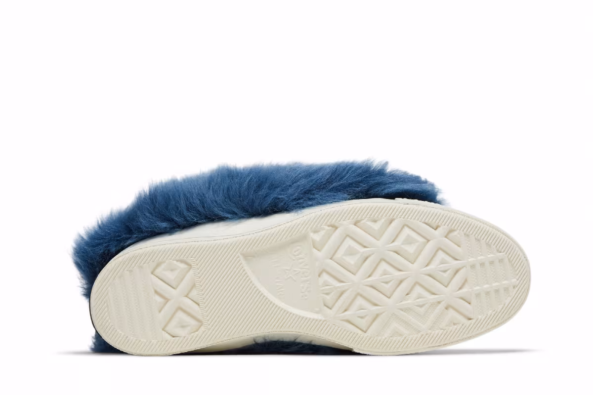 AMBUSH x Converse Chuck 70 High Fuzzy - Navy Blue, view 5