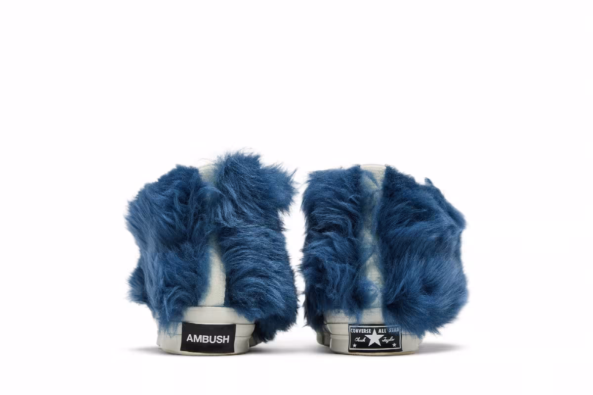 AMBUSH x Converse Chuck 70 High Fuzzy - Navy Blue, view 7