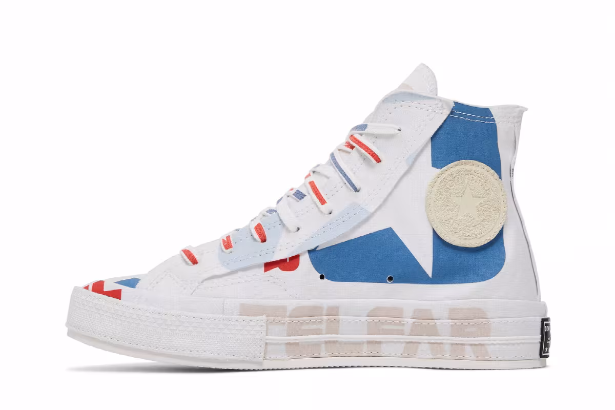 Telfar x Converse Chuck 70 High Archival Star Print, view 4