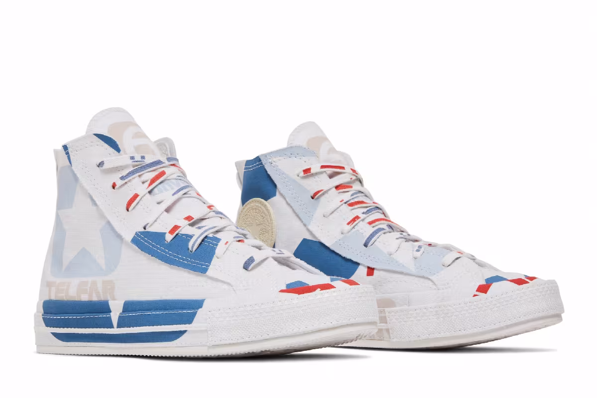 Telfar x Converse Chuck 70 High Archival Star Print, view 9