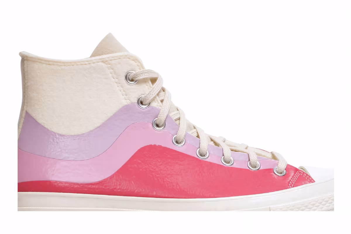 Converse Chuck 70 High Thermo Felt - Winter White Pink, view 3