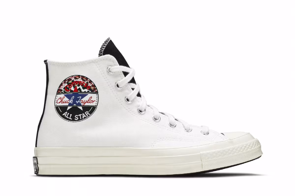 Converse Chuck 70 Hi Logo Play - White Rush Blue, view 2
