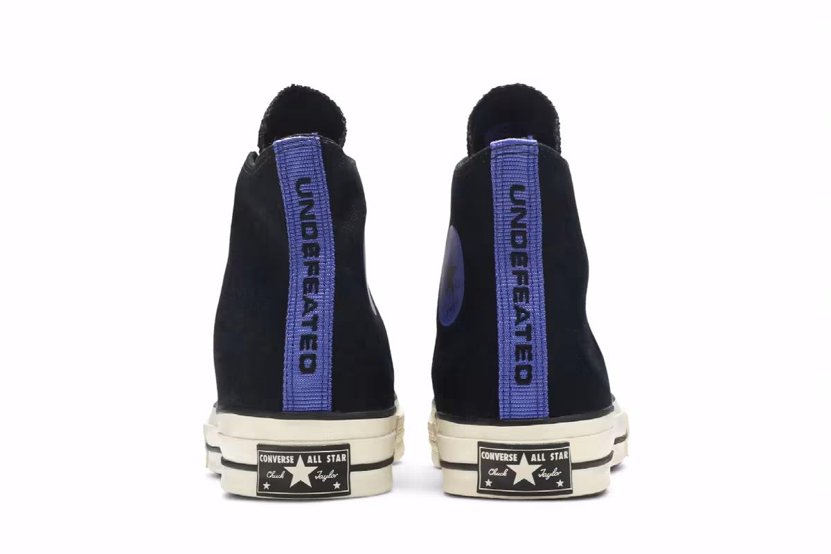 Undefeated x Converse Chuck 70 High Black, view 7