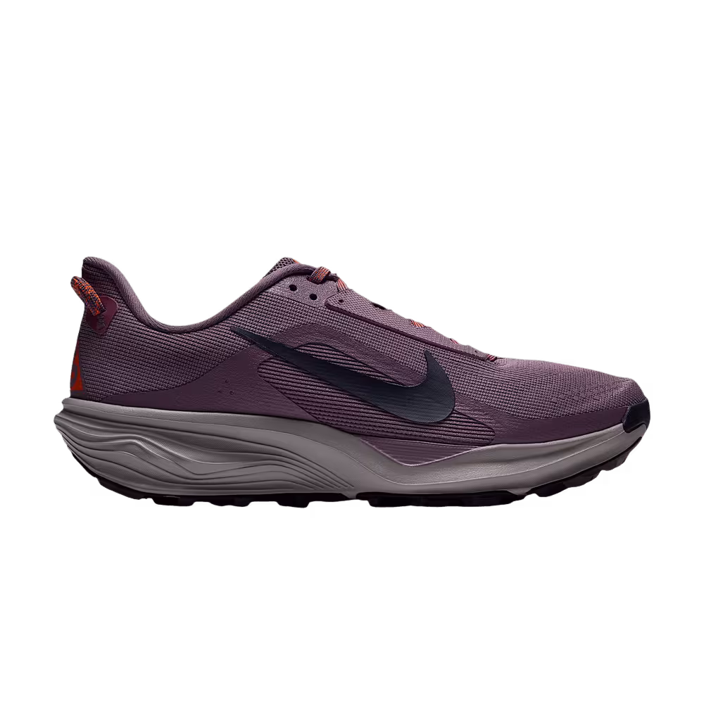 Nike Women's ACG Pegasus Trail Violet Dust Safety Orange Silver Lilac Purple Dynasty