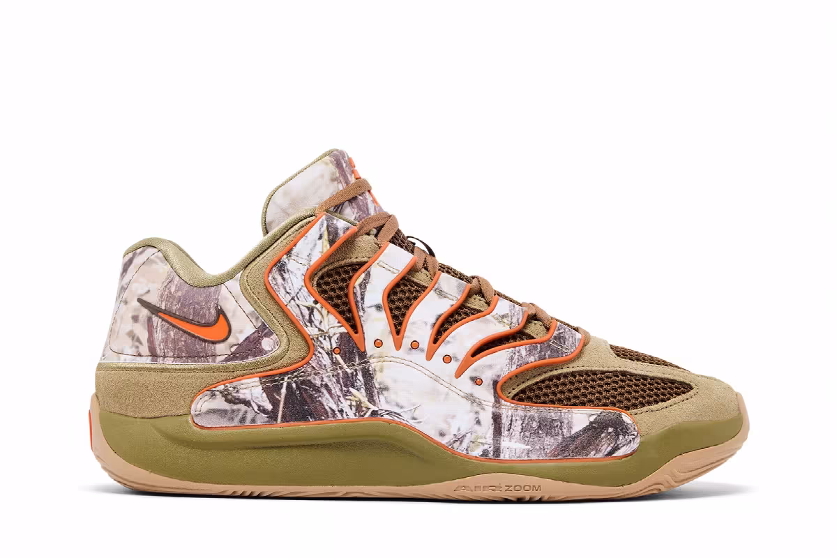Chet Holmgren x Nike KD 18 Camo, view 2