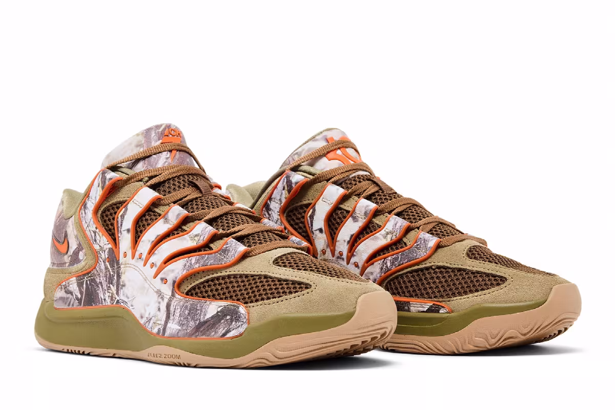 Chet Holmgren x Nike KD 18 Camo, view 9