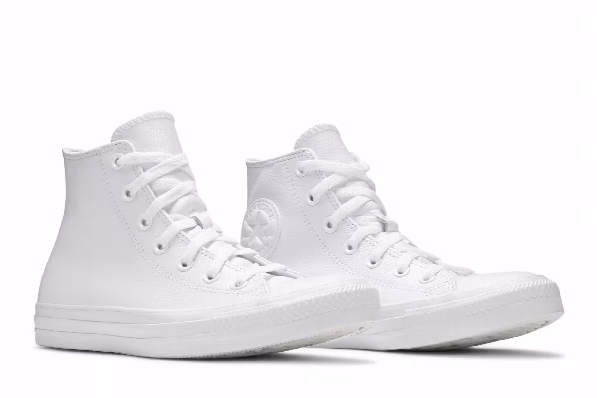 Converse Chuck Taylor All Star High White Monochrome, view 9