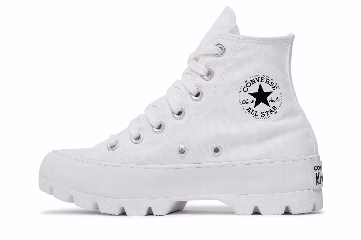 Converse Women's Chuck Taylor All Star High Lugged White, view 4
